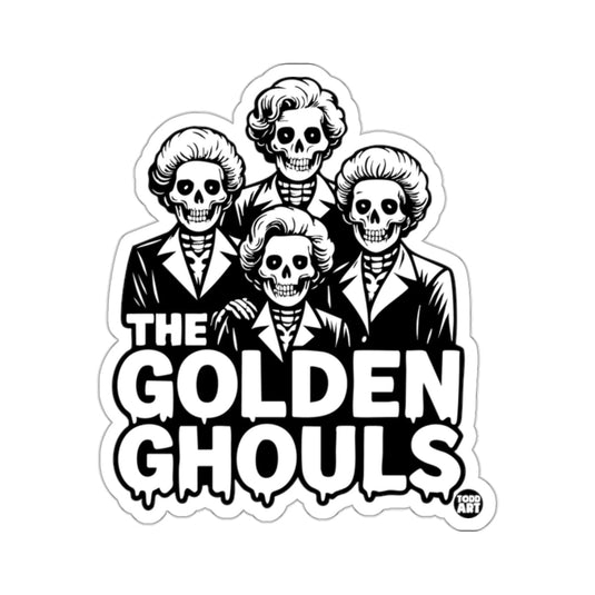 THE GOLDEN GHOULS TODD ART Funny Spooky Design 