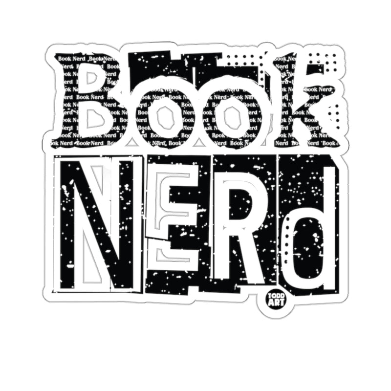 Load image into Gallery viewer, Book Nerd Grunge Style Black White Text product
