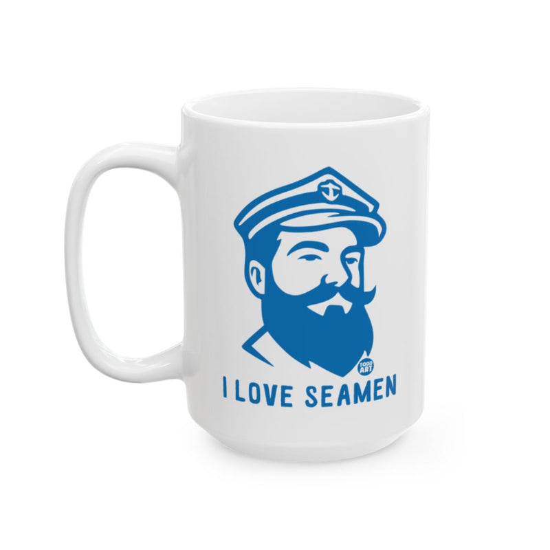 Load image into Gallery viewer, Nautical Themed I Love Seamen Coffee Mug
