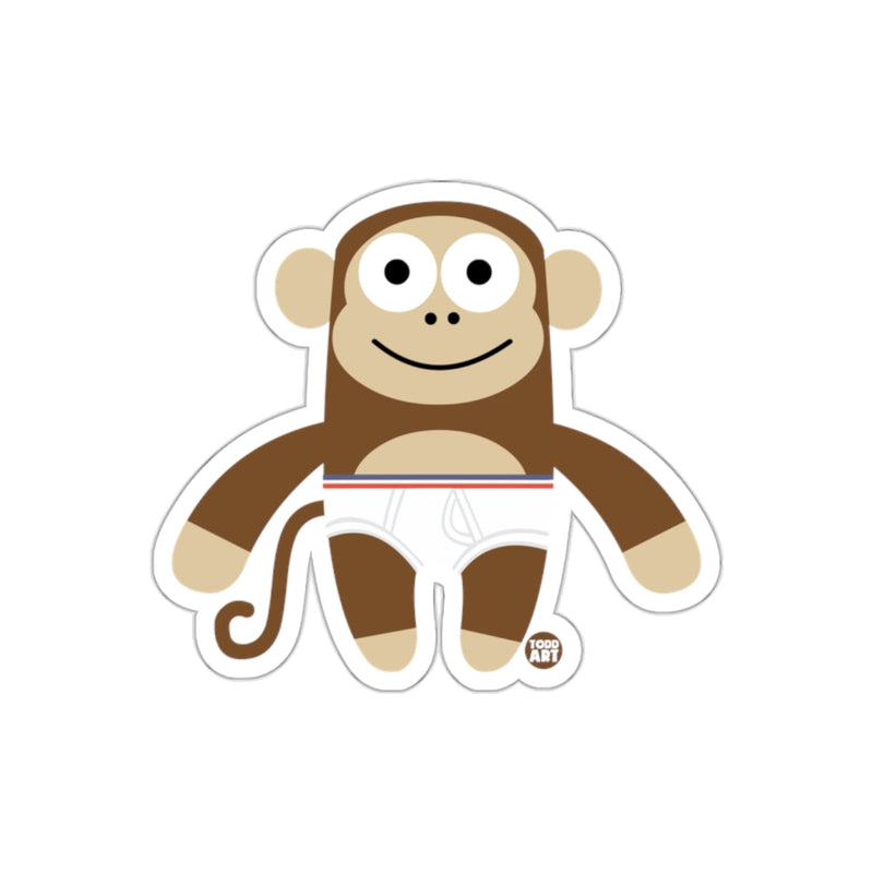 Load image into Gallery viewer, Cute Cartoon Monkey Character Art Sticker Product
