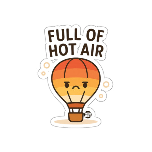 Full of Hot Air Cute Balloon Sticker Toy Todd Art