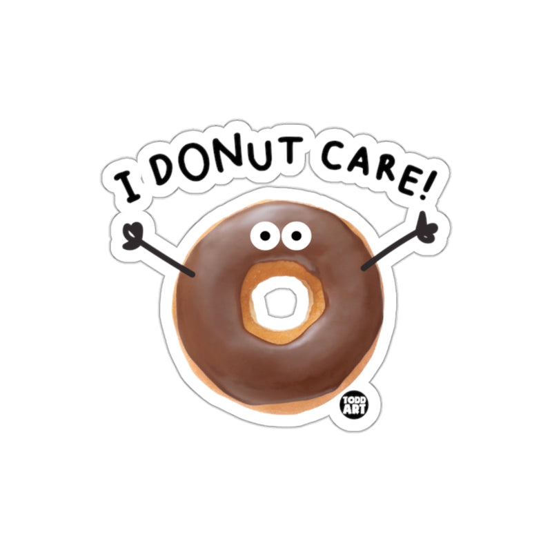 Load image into Gallery viewer, Fun I DONut Care Emoticon Sticker
