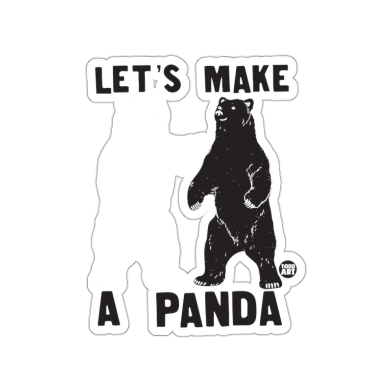 Load image into Gallery viewer, Let's Make A Panda Sticker Creative Fun Design
