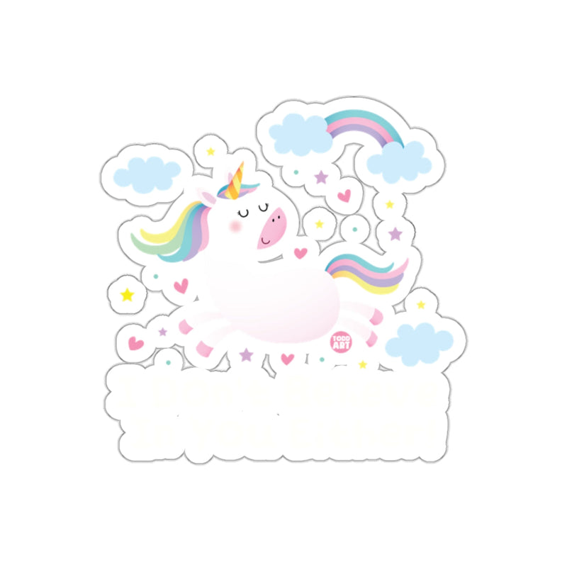 Load image into Gallery viewer, Don't Believe in Humans Either Unicorn Sticker

