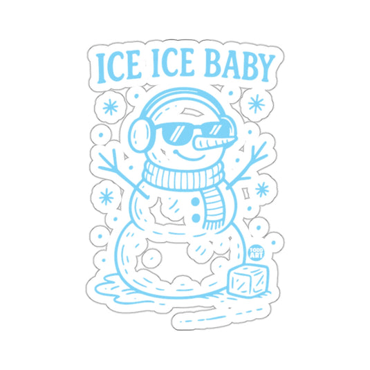 Ice Ice Baby Snowman Cool Sunglasses Headphone 