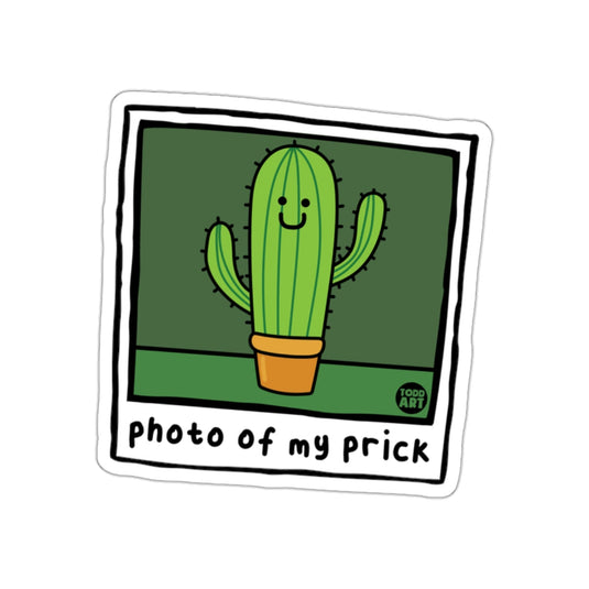 Photo Of My Prick Cactus Image Todd Art Design sticker