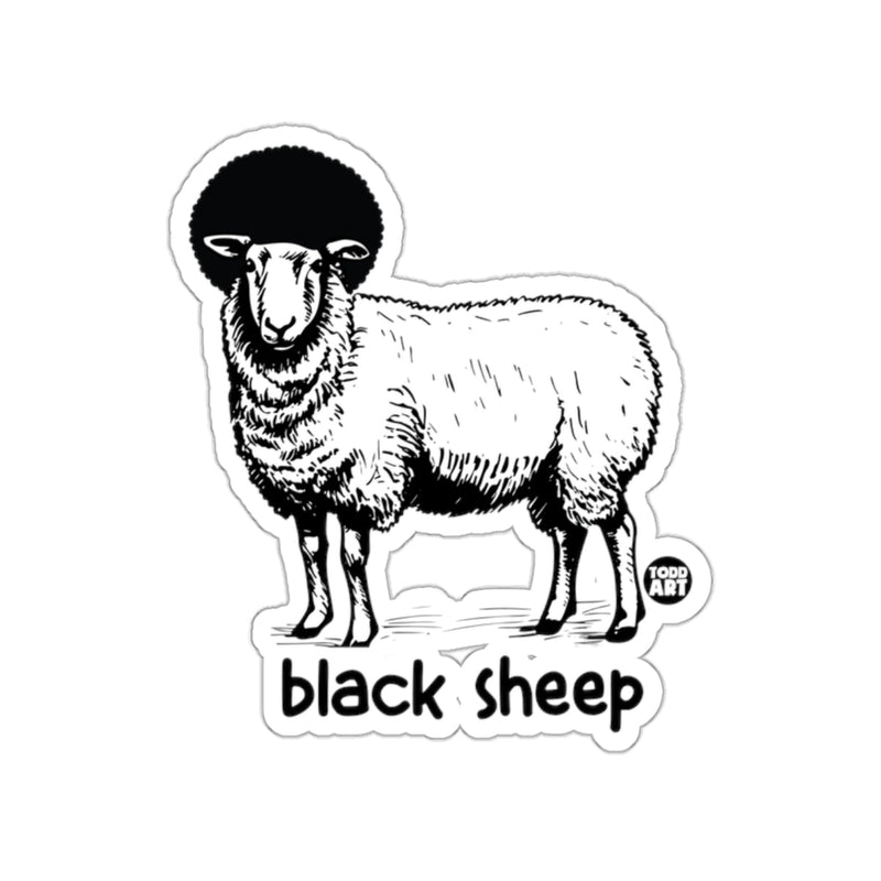 Load image into Gallery viewer, Black Sheep Cartoon Sticker Todd Art Design Sticker
