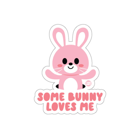 Some Bunny Loves Me Adorable Bunny Design Sticker