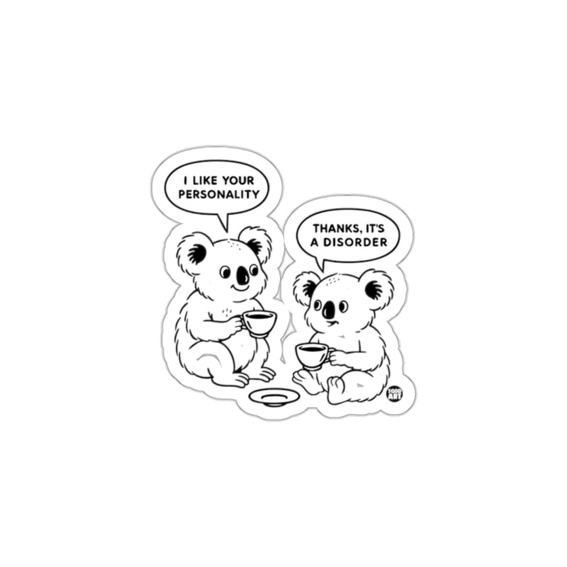 Load image into Gallery viewer, I Like Your Personality Koalas Sticker Set with Funny Quote
