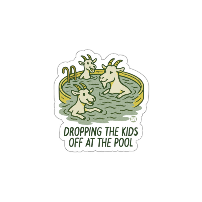Load image into Gallery viewer, Dropping the Kids Off at the Pool Sticker
