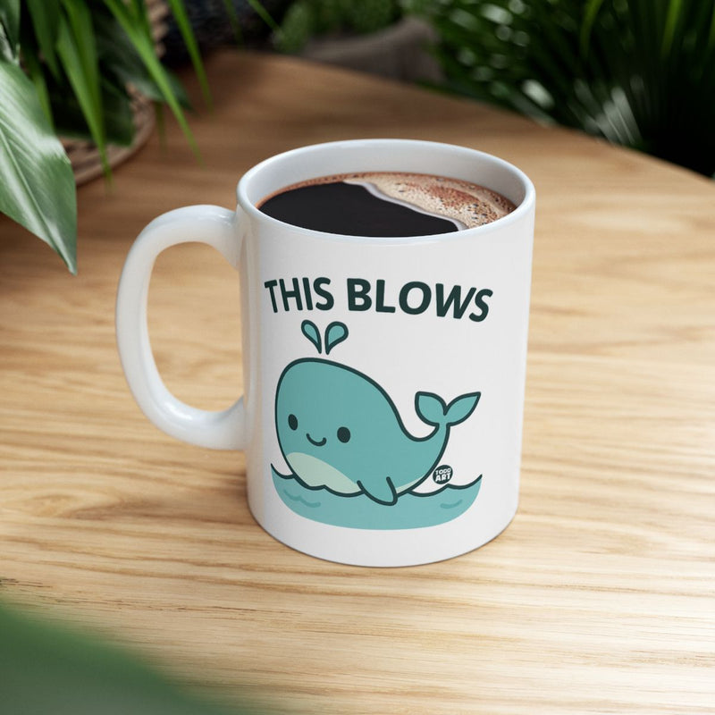 Load image into Gallery viewer, This Blows Cute Whale Design Coffee Mug
