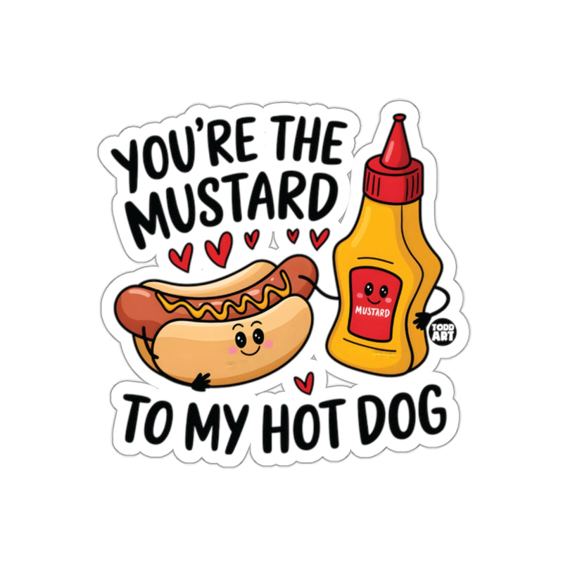Load image into Gallery viewer, You're the Mustard to My Hot Dog Cute Sticker
