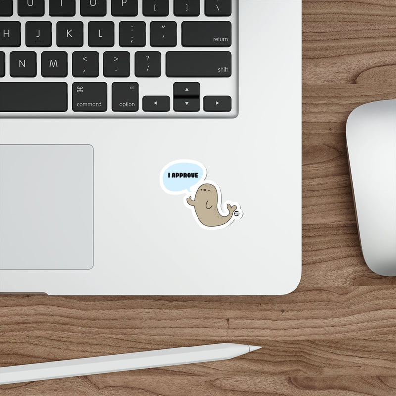 Load image into Gallery viewer, Cute Cartoon Seal I APPROVE Bubble Speech Expression 
