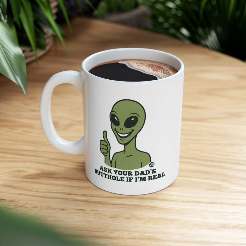 Load image into Gallery viewer, Funny Alien Graphic Mug with Humorous Quote Design
