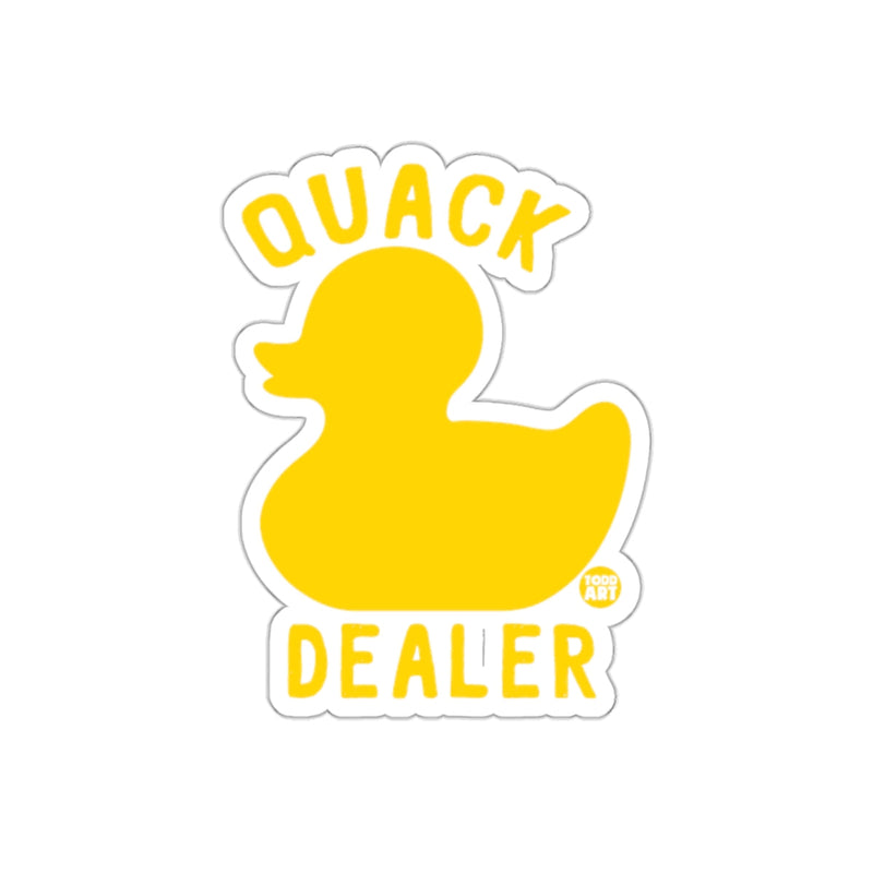 Load image into Gallery viewer, Fun Quack Dealer Yellow Duck Sticker for Laptops
