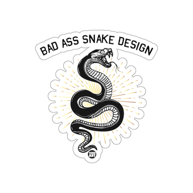Load image into Gallery viewer, Bad Ass Snake Design Todd Art Black Snake Tattoo sticker
