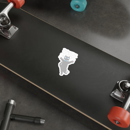 I'm Prancing With Myself Cat Sticker for Skateboards