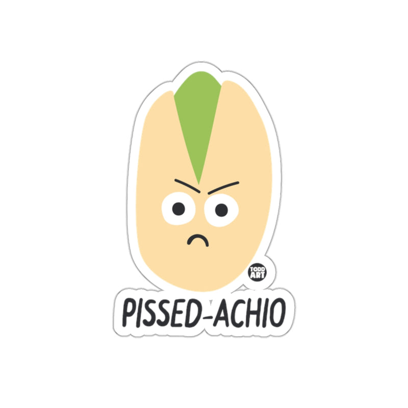Load image into Gallery viewer, Pissed-Achio Funny Pistachio Cartoon Sticker
