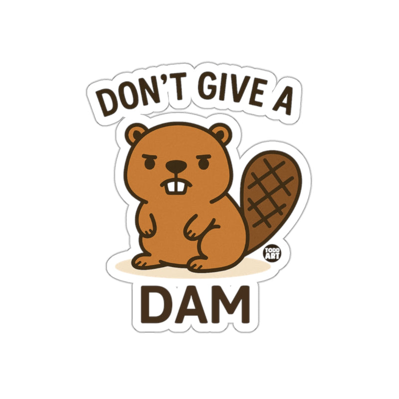 Load image into Gallery viewer, Don't Give A Dam Angry Beaver Sticker
