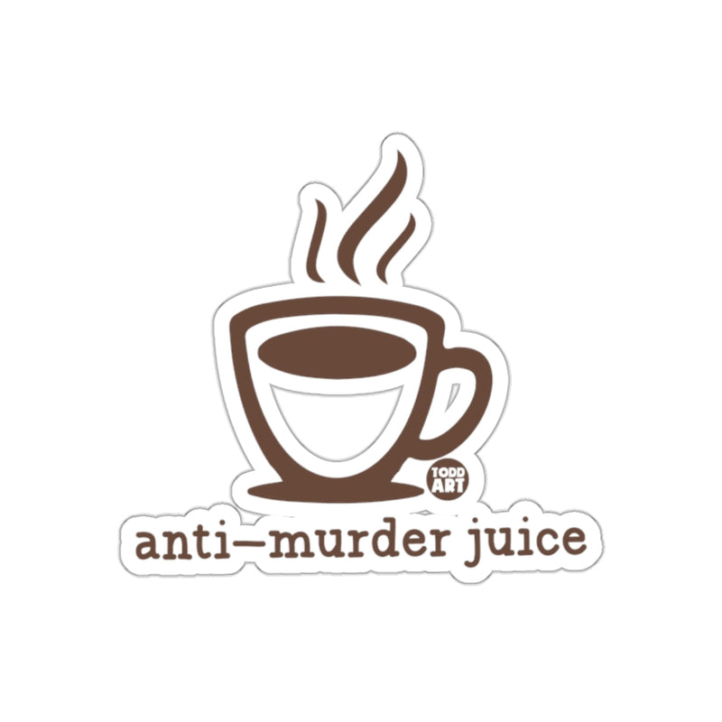 Load image into Gallery viewer, Anti-Murder Juice Cafe Sticker for Your Collection
