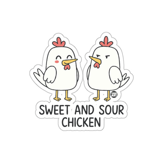 Sweet and Sour Chicken Cartoon Sticker