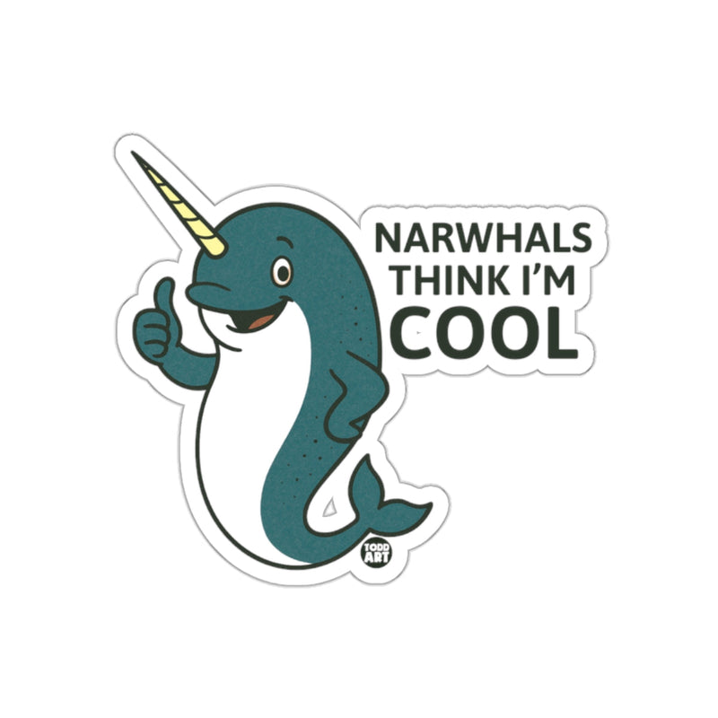 Load image into Gallery viewer, Narwhals Think I'm Cool Sticker Fun Collection
