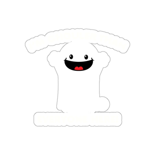 Happy Cloud Cartoon Decal for Laptops and Notebooks