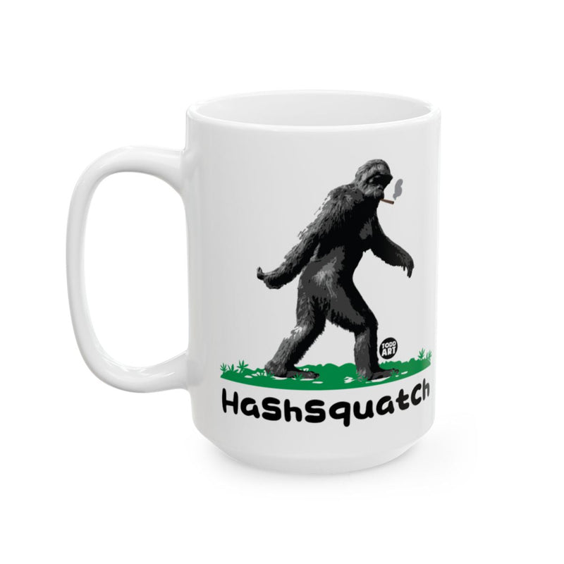 Load image into Gallery viewer, HashSquatch Bigfoot Smoking Novelty Coffee Mug
