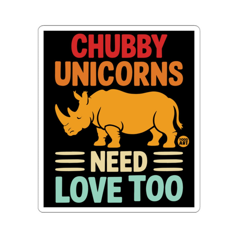 Load image into Gallery viewer, Chubby Unicorns Need Love Too Funny Art Print
