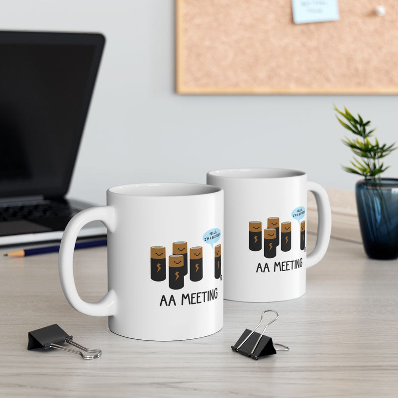 Load image into Gallery viewer, Funny AA Meeting Coffee Mug for Home or Office Use
