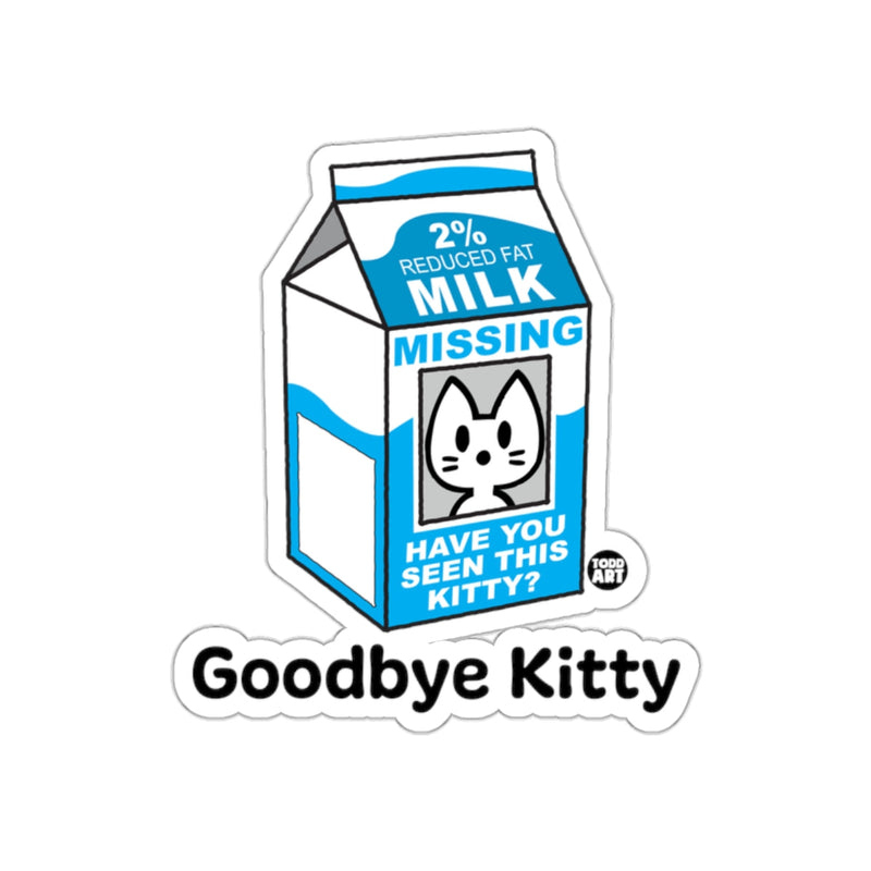 Load image into Gallery viewer, 2% Reduced Fat Milk Missing Kitty Goodbye Kitty Sticker

