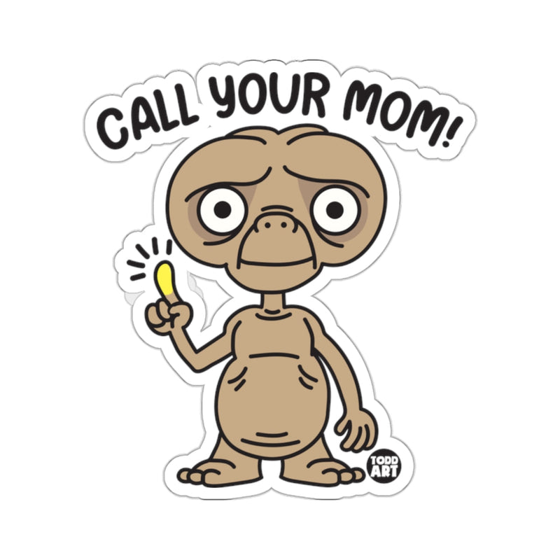 Load image into Gallery viewer, Call Your Mom Cartoon Character Sticker Decal
