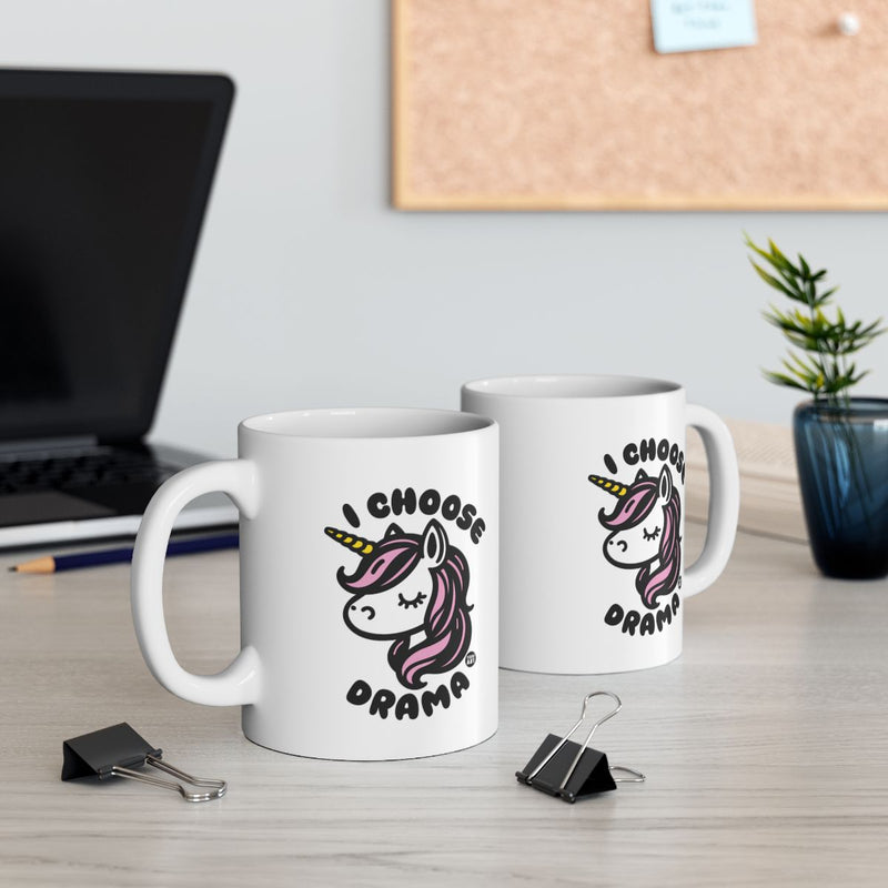 Load image into Gallery viewer, I Choose Drama Unicorn Mug Perfect Coffee Cup
