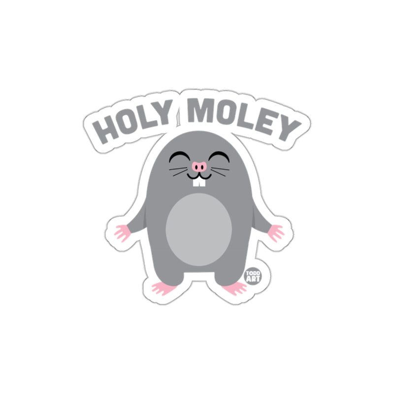 Load image into Gallery viewer, Holy Moley Cute Illustrated Mole Sticker
