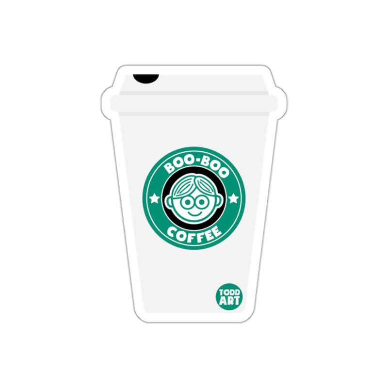 Load image into Gallery viewer, Boo-Boo Coffee Cup Design Todd Art Sticker Decal
