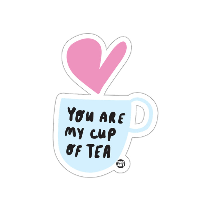 Load image into Gallery viewer, You Are My Cup of Tea Heart Mug Sticker
