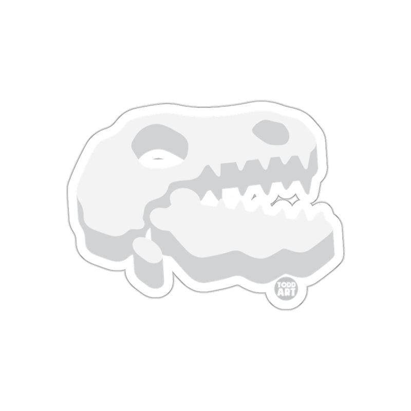Load image into Gallery viewer, Dinosaur Skull Illustration Artwork Sticker product
