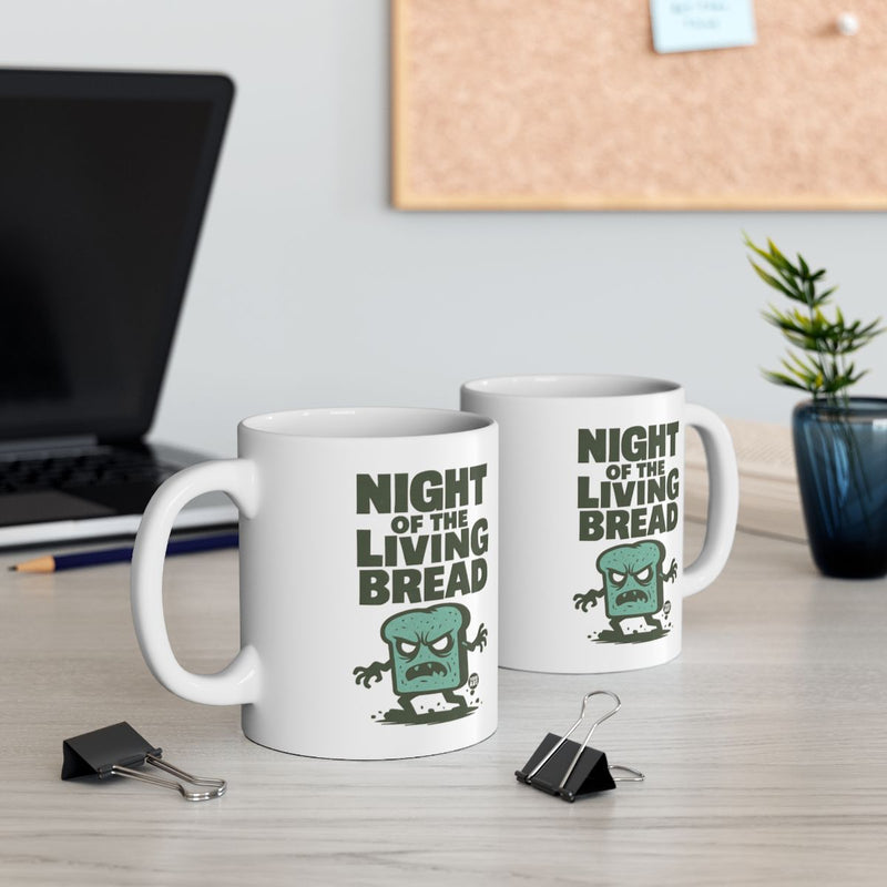 Load image into Gallery viewer, Night Of The Living Bread Funny Coffee Mug Product
