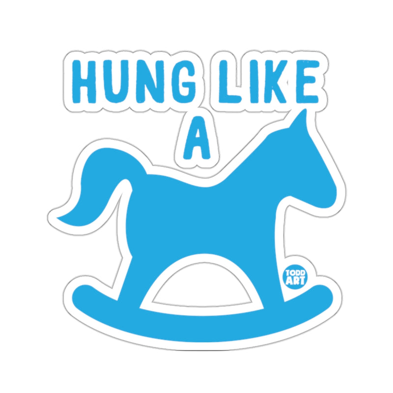 Load image into Gallery viewer, Hung Like A Rocking Horse Sticker Todd Art Design
