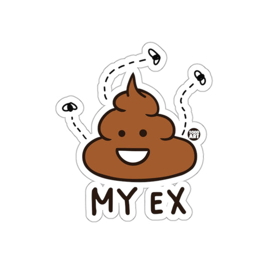 My Ex Todd Art Poop Humor Joke Cute Trendy sticker