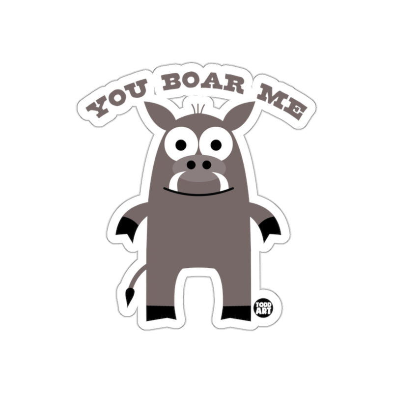 Load image into Gallery viewer, Cute You Boar Me Cartoon Animal Illustration sticker
