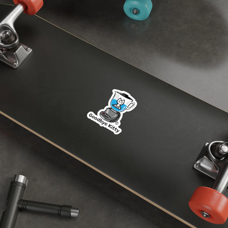 Load image into Gallery viewer, Goodbye Kitty Graphic Sticker for Skateboards and Laptops
