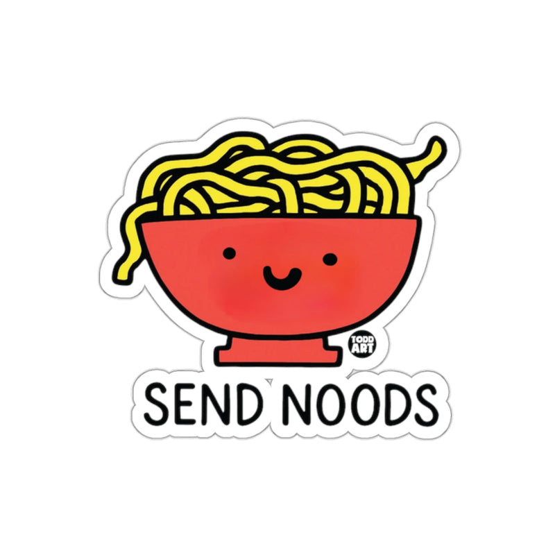 Load image into Gallery viewer, Send Noods Cute Bowl with Smiling Face Sticker
