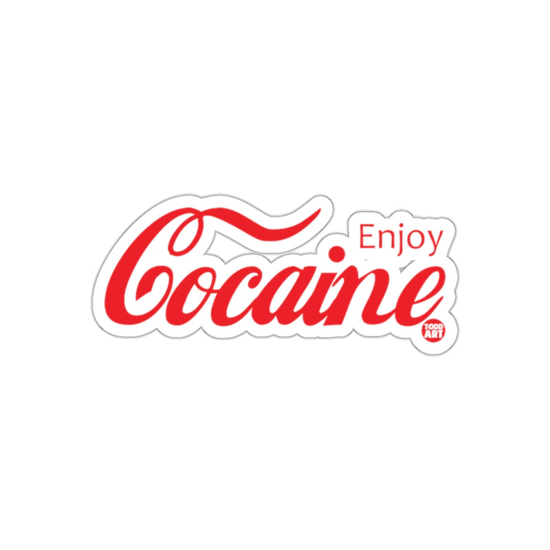 Load image into Gallery viewer, Enjoy Cocaine Logo Sticker for Fun Collectors
