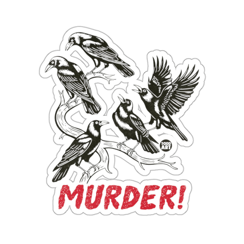 Load image into Gallery viewer, Todd Art Murder Crows Ravens Group Quirky Design 
