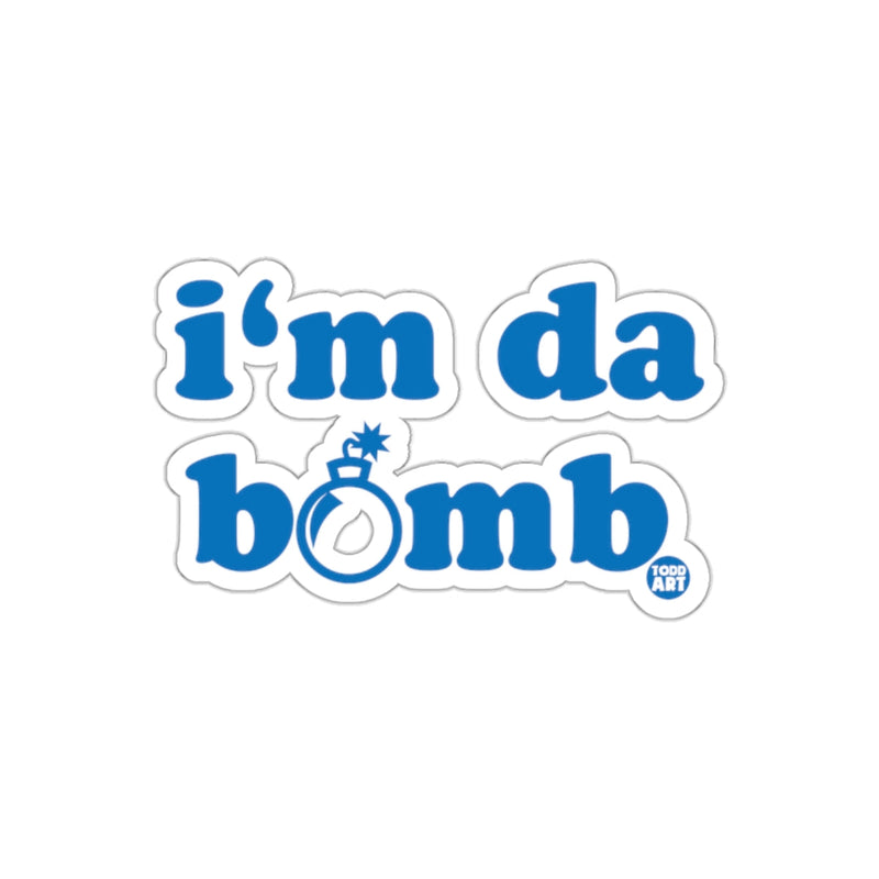 Load image into Gallery viewer, I'm Da Bomb Retro Style Graphic Design Sticker
