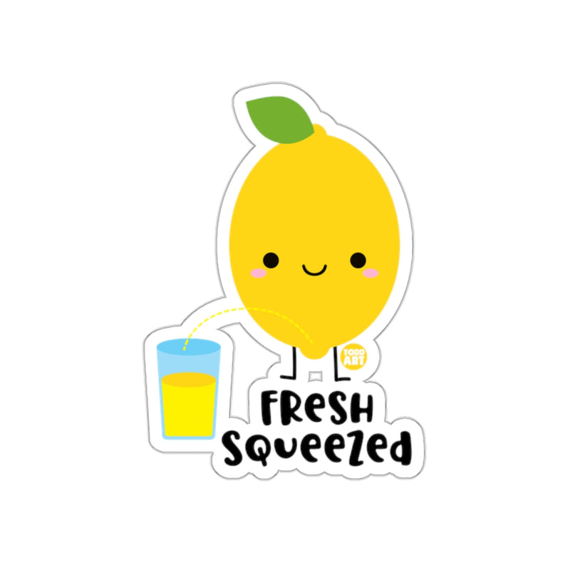 Load image into Gallery viewer, Fresh Squeezed Lemon Juice Cute Sticker
