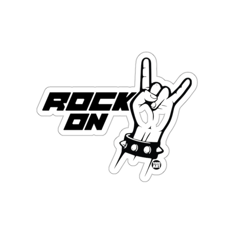 Load image into Gallery viewer, Rock On Hand Sign Stylish Design Graphic sticker
