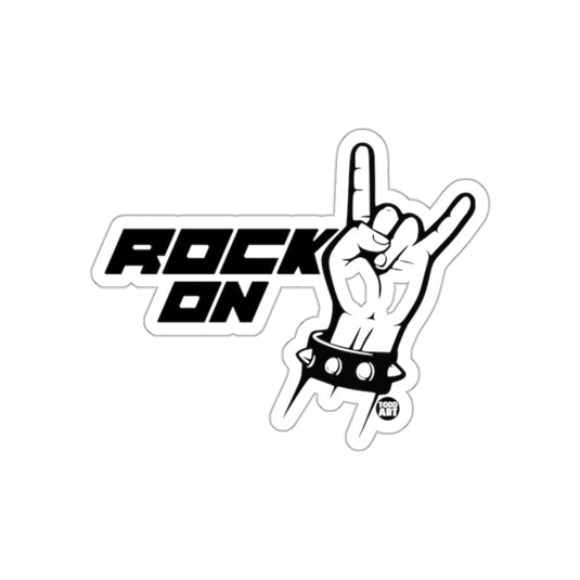 Rock On Hand Sign Stylish Design Graphic sticker