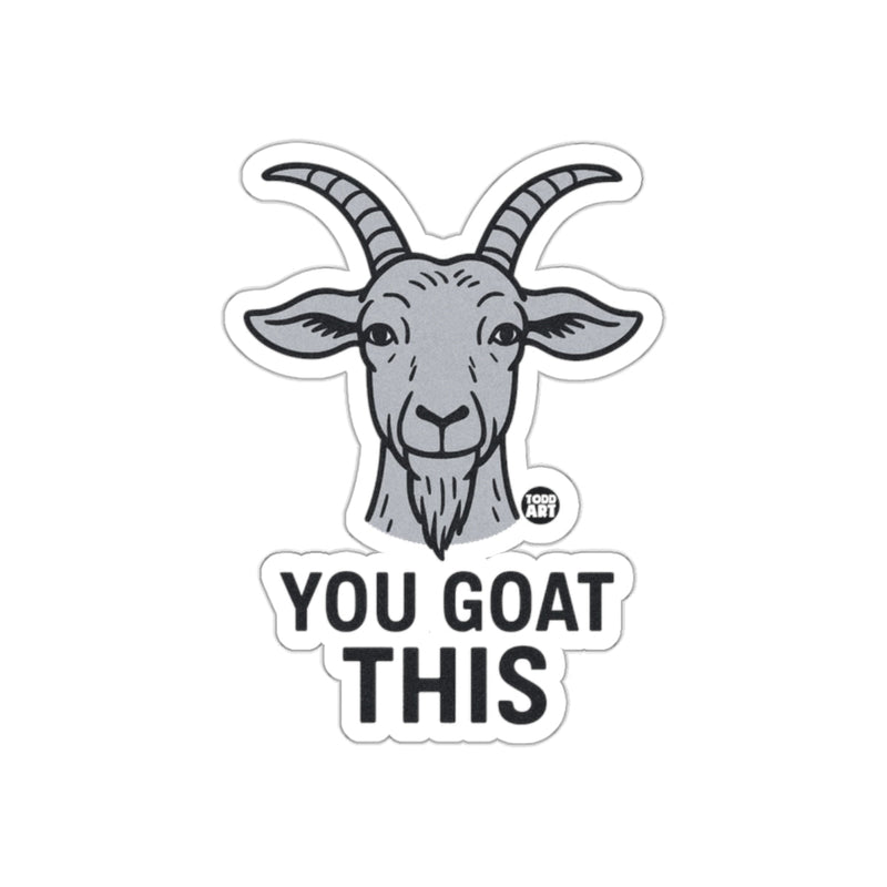 Load image into Gallery viewer, Motivational You Goat This Sticker for Inspiration

